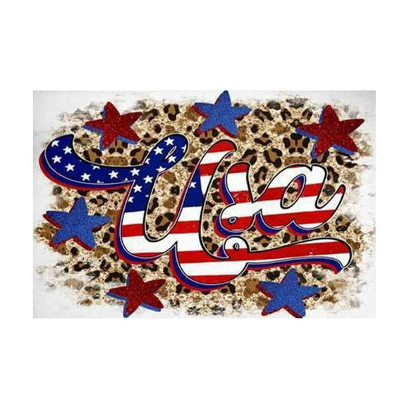 TopLLC 4th Of 7 Non-Slip Front Door Mat Memorial Day Decorations Patriotic Decorations Independence Day Decorations Welcome Mat Floor Mats
