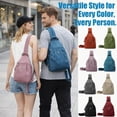 thumbnail image 5 of Mini Anti-Theft Backpack for Women, Waterproof Oxford Fabric Small Backpack with Zipper Pockets for Daily Travel, 5 of 6