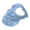 thumbnail image 2 of BESEW7 Dog Sun Hat for Large Dogs, Adjustable Baseball Cap with Ear Holes for Summer Outdoor Sport Travel, Pet UV Protection Hat for Dog Costume Blue M, 2 of 9