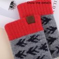 thumbnail image 3 of Guantes de invierno para hombre y mujer con pantalla táctil, guantes de punto cálidos para mensajes de texto, 3 of 5