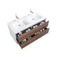 thumbnail image 3 of SERA Fleur Meuble-Lavabo de Salle de Bain Noyer, 3 of 7