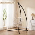 thumbnail image 3 of Pirecart Hammock Chair C Stand, Steel Solid Hammock Rack Stand for Hanging Hammock Chairs, Air Porch, Tree Tent, Indoor Outdoor (Stand Only), 3 of 5