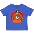 thumbnail image 3 of Inktastic Thanksgiving Turkey with Pumpkin Boys or Girls Toddler T-Shirt, 3 of 5