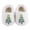 WH1, variant on Unisex Toddler House Shoes Christmas Booties Soft Baby Santa Winter Warm Slippers Snow Boots Crib Shoes Anti-slip House Slippers (Pink,3-6 Months)