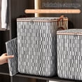 thumbnail image 5 of Large Clothes Storage Bag Portable Wardrobe Sorting Storage Box with Reinforced Handle for Home Comforters Pillow Blanket Bedding Quilt, 5 of 7