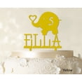 thumbnail image 1 of Custom Birthday Cake Topper Personalized Yellow Cake Topper Color Option Available 5-7 Inches Wide, 1 of 1