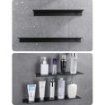 thumbnail image 5 of nipocaio black Bathroom Shelf Aluminum Space Saving Floating Shelves Storage Rack Dressing Table Wall Shelf,black,1 Piece, 5 of 5