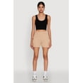 thumbnail image 2 of Womens Trendy High Waisted Fleece Cargo Shorts, 2 of 5
