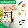 thumbnail image 4 of Yayeee Waist Apron with Pockets for Cooking Waterproof Half Server Aprons, Yellow Leaves, 4 of 7
