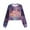 Axolotl Palm Tree, variant on Dog Paw Leopard Paint Splatter Print Girls Sweatshirt Long Sleeve Pullover Crop Tops Kids Lightweight Fleece Winter Clothes, 5-6 Years