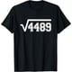 thumbnail image 1 of Funny Square Root 4489 67 Funny Meme Saying 6 7 Matemáticas Camiseta, 1 of 2