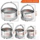 thumbnail image 3 of Biscuit Cutters Set,Stainless Steel Round Cookies Cutter for Baking,Wave Cookie Cutter Set with Handle, 3 of 4