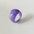 thumbnail image 4 of Plastic Ring Dyed Decorative All Match Resin Ring Acrylic Ring for Woman Man, 4 of 10