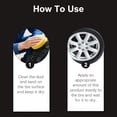 thumbnail image 4 of Powerful Wheel Cleaning Refurbish Wax, Tyre Nourish Cream, High Gloss Wheel Guard and Rim Wax, Restores Black Gloss, Long-Lasting Tire Shine Gel for Car Tires, Leather (2Pcs), 4 of 8
