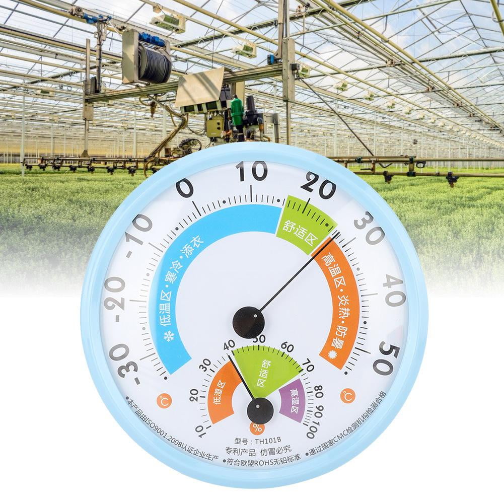 FAGINEY Greenhouse Temperature Humidity Meter Gauge Monitor Dial