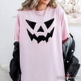 thumbnail image 5 of Scary Pumpkin Face T‑Shirt, Minimalist Tee with Spooky Flair, 5 of 6