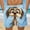 05 Light Blue, variant on YueHuiYing Men's Beach Shorts Animal Beach Print Tropical Hawaiian Style Quick-Dry Board Shorts for Summer Vacation Pool & Beach Wear