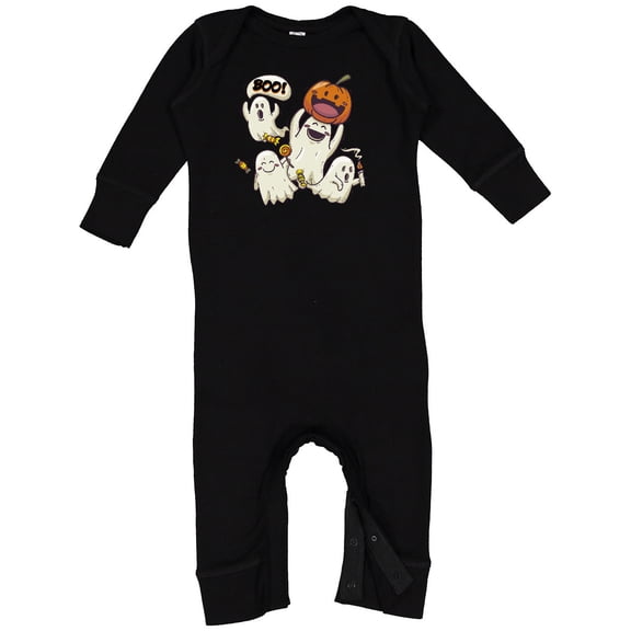 Inktastic Halloween Ghosts Baby Romper Coveralls