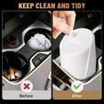 thumbnail image 2 of Car Trash Can Bin with Lid - Car Garbage Can Cup Holder - White Mini Leakproof Vehicle Trash Garbage Can Bin with 20pcs Trash Bags-Car Organizers and Storage for Front Back Seat Accessories, 2 of 13