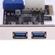 thumbnail image 3 of Externo 2 Puertos USB 3.0 + Conector Interno 19 Pines para Tarjeta PCIe 4 Pines IDE Power Conn, 3 of 8