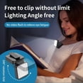 thumbnail image 3 of Luz LED para Libros Recargable por USB: Lámpara de Lectura Flexible con Batería de Larga Duración para Escritorio, Cama y Uso Nocturno, 3 of 5