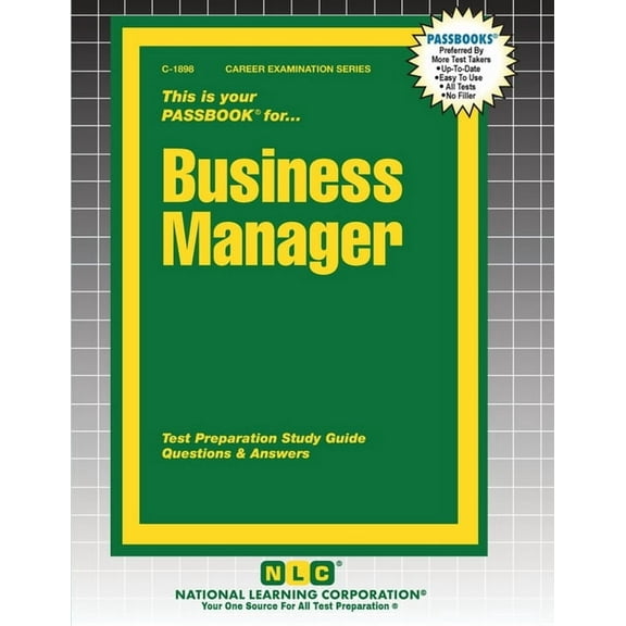 Career Examination Business Manager, Book 1898, (Paperback)