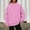 Pink, variant on Tweang Womens Sweat Shirts No Hood Sweatshirt for Women Sweatshirt for Women Plus Size Cropped Sweaters for Women Lightweight Hoodies for Women Long Sleeve Shirts for Women Beige L