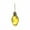 Yellow, variant on hulanddfd Christmas Balls Ornaments - 1pc Green Glass Balls 13cm*6.5cm/5.12"x2.56" Christmas Hanging Ball Decorations for Xmas Tree and Holiday Wedding Party