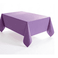 thumbnail image 4 of 6ft x 4.5ft Disposable Plastic Tablecloth Purple - Waterproof Wipe Clean Party Table Cover for Picnics, Birthdays & BBQs (1-Pack), 4 of 4