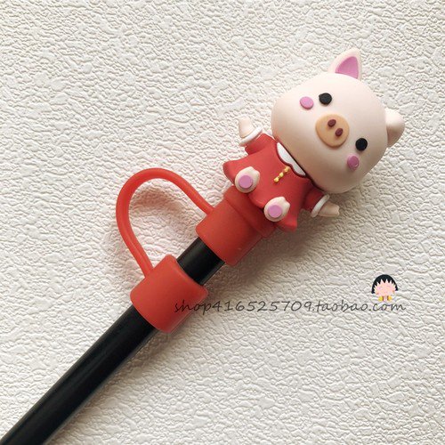Gorro De Paja De Silicona Antipolvo De Dibujos Animados Sakura Bear Accesorios De Repuesto Universales