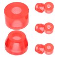 thumbnail image 2 of Miangastore Tapis de Planche à Roulettes Antichoc Pads d'Absorption des Chocs Rouge PU pour Débutants 8 Pcs, 2 of 9