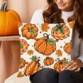 thumbnail image 4 of Gallickan Fall Pillow Case, Halloween Pumpkin Pillow Cover, Fall Pillowcase Harvest Festival Thanksgiving Holiday Decoration, Soft Sofa Couch Decoration for Home, D, 4 of 6