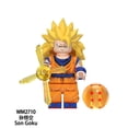 thumbnail image 3 of Set de 8 Minifiguras de Bloques de Construcción Dragón Ball Z – 4.5cm Figuras Articuladas de ABS para Niños y Coleccionistas, 3 of 9