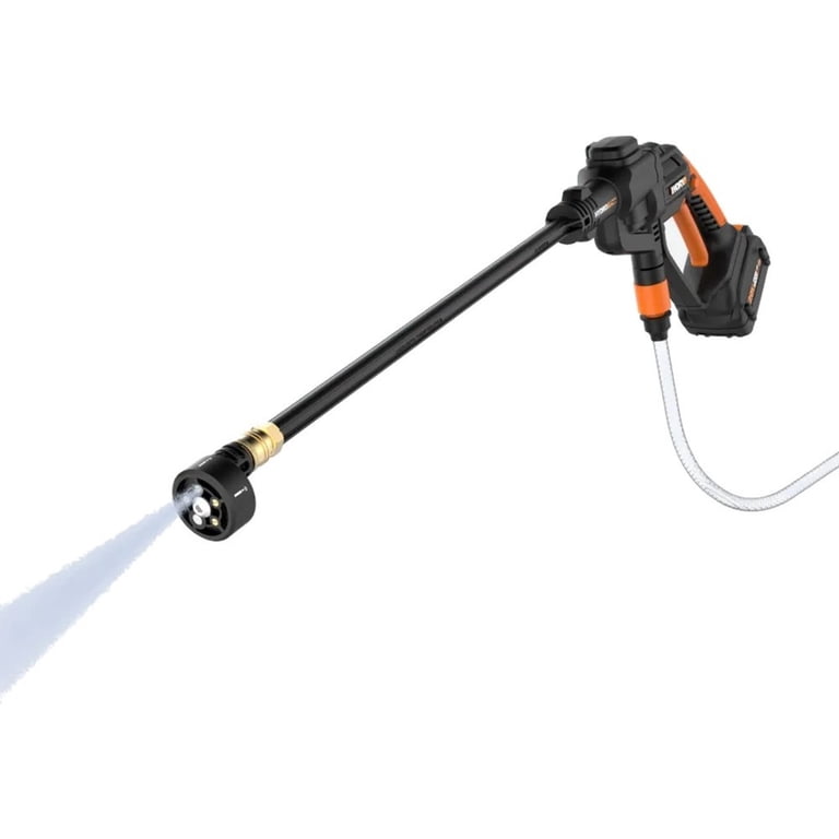 Worx WG620 20V Hydroshot Cordless Pressure Sprayer, 5-in-1 Nozzle