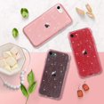 thumbnail image 2 of Funda con purpurina para iPhone SE 2022, funda transparente para iPhone 8/7, funda protectora suave de TPU a prueba de golpes y antiarañazos para Apple iPhone SE 2020/iPhone 8/iPhone 7, 4,7 pulgadas,, 2 of 5