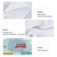 thumbnail image 2 of Yayeee Kitchen Hanging Hand Towels Set of 2 with Loop Bathroom Absorbent Tie Towel, Blue Trains Pattern, 2 of 7