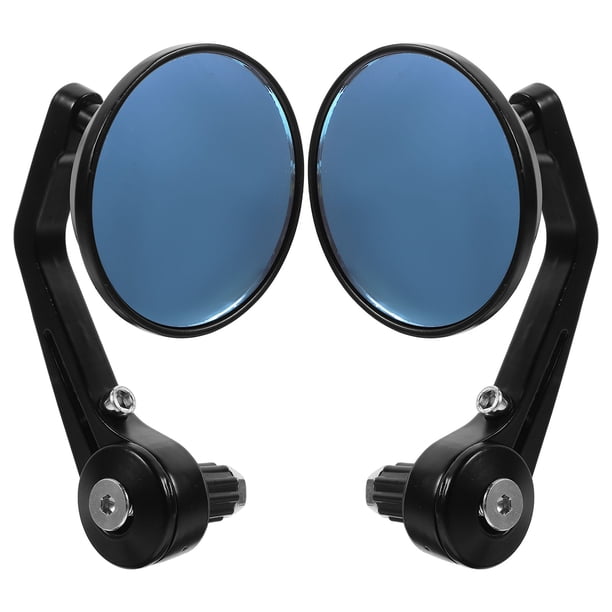 BRIGHTFUFU 1 par de espejos retrovisores modificados para motocicleta