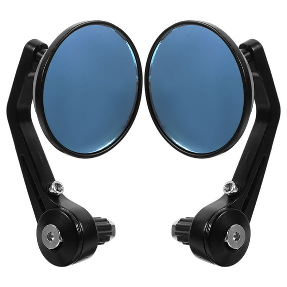 EXHUMKY Motorcycle Retrofit Handlebar Mirror Aluminum Alloy 1 Pair