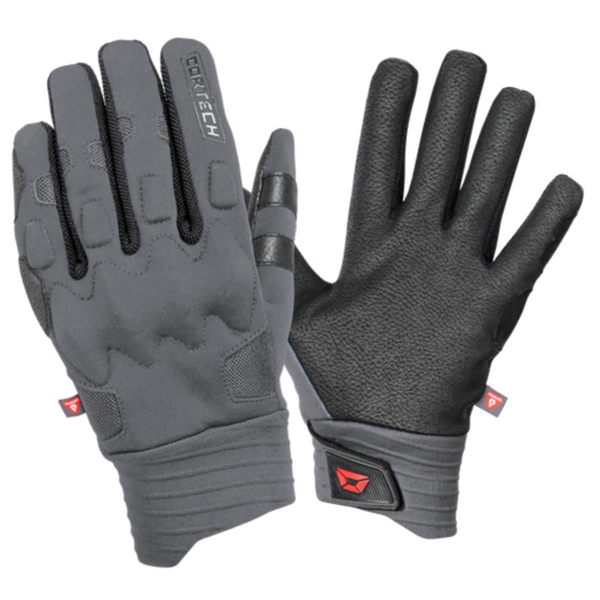 Cortech Insulite Mens Textile Motorcycle Gloves Black/Black LG