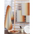 thumbnail image 2 of Burnt Orange Ombre Kitchen Dish Towels for Drying Dishes Set of 3, Modern Grey Gradient Farmhouse Art Waffle Weave Microfiber Hand Tea Bathroom Towels Quick Dry & Absorbent Towel 15.7x23.6, 2 of 7