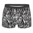 thumbnail image 5 of Uemuo Zebra Pattern Men's Boxer Briefs,Trunk Anti-Chafing,Comfortable, Durable, and Stylish Underwear-Medium, 5 of 9
