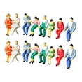 thumbnail image 1 of 14 figuras pintadas a mano, modelos realistas, muñecos de actividades, juguete de escena arquitectónica de tren, figuras de diorama en miniatura, Escala 1:50, 1 of 10