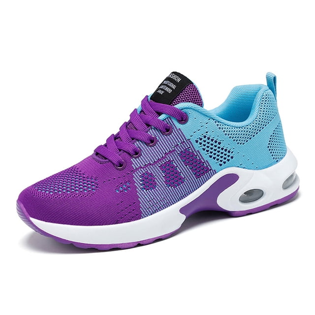 Zapatos Para Correr Mocasines casuales unisex Zapatos planos con cordones suaves Accesorios para exteriores (37 púrpura) Likrtyny Para Estrenar