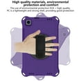 thumbnail image 5 of Dteck Case for Samsung Galaxy Tab A 8.0-inch T290 T295 (2019 Released) ,Shockproof Rubber Hybrid EVA Protection Hand /Shoulder Strap Hard Kickstand Back Cover,Purple+Black, 5 of 6