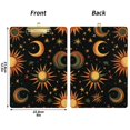 thumbnail image 5 of FORMRS Acrylic Clipboard with Low Profile Clip Standard A4 Letter Size, 12.5" x 9", Sun Moon and Stars Pattern, 5 of 8