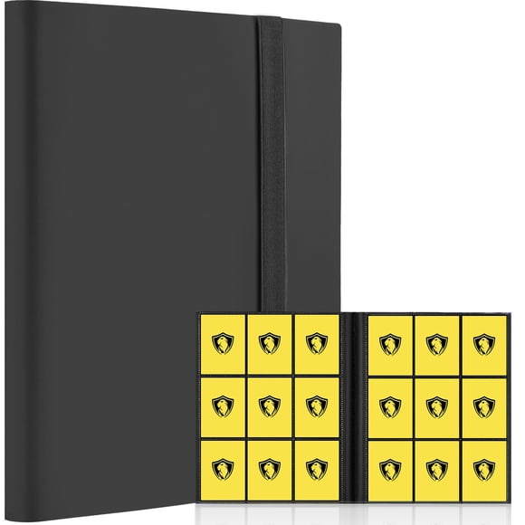 Carpeta para cartas Fonwill TM10001-4, 360 bolsillos, negra