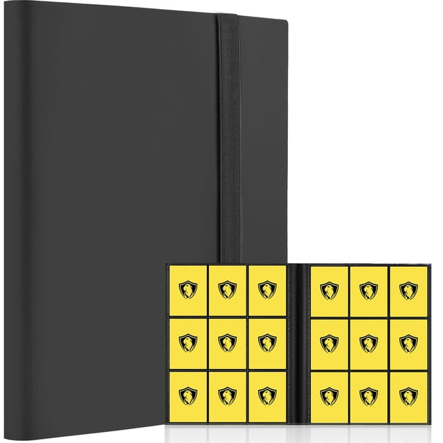 Carpeta para cartas Fonwill TM10001-4, 360 bolsillos, negra