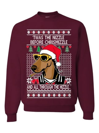 Christmas sweater rapper hot sale