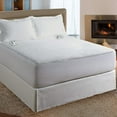 thumbnail image 2 of Serta Sherpa Electric Heated Warming Mattress Pad Twin White, 2 of 4