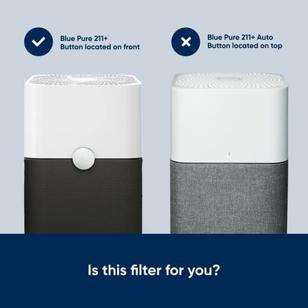 Blueair - Replacement Filter for Blue Pure 211+ Air Purifiers - White